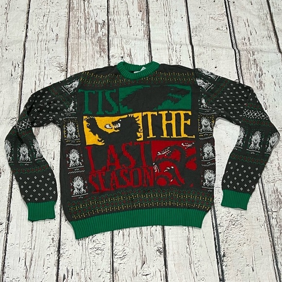 Game of Thrones Last Season Ugly Sweater Holiday Christmas Sweater - Picture 1 of 6